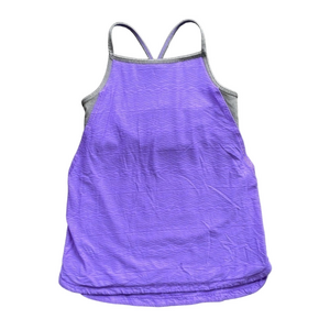 🆕SzM Ivivva purple and grey tank EUC. Read measurements please